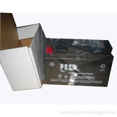 Factory Outlet! Motorcycle Battery Yt7b-4